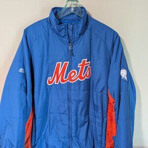 New York Mets Fleece Lined Dugout Jacket
